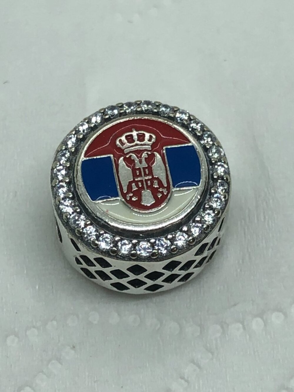 ✨ ✨Pandora Serbia Flag Bead Charm